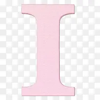 粉色字母I