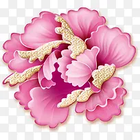 春天粉色花纹装饰