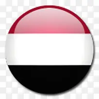 也门国旗国圆形世界旗