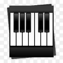 钢琴按键图标