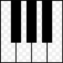 钢琴琴键图标