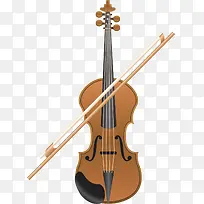 矢量手绘小提琴