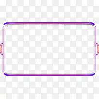 紫色简约线条边框纹理