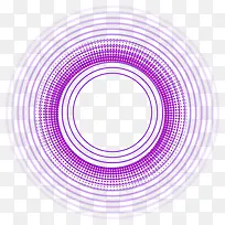 紫色清新圆圈边框纹理