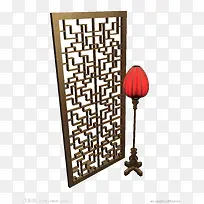 中国风窗灯