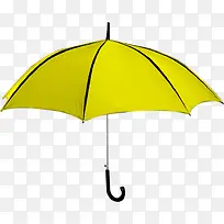 黄色手绘卡通雨伞