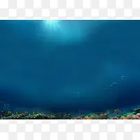 海底世界蓝色海洋