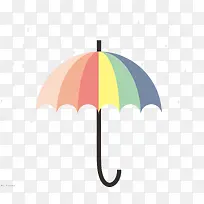 彩色雨伞