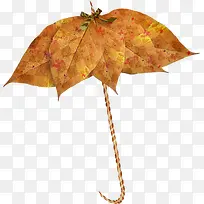 创意树叶雨伞