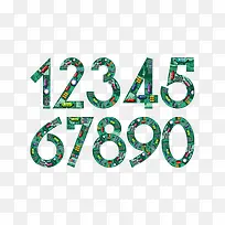 创意数字艺术字