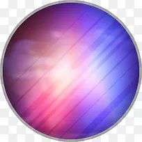 紫色卡通光效光线