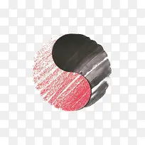 创意水彩八卦图