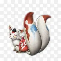 彩绘狐狸