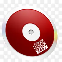 disc火热红色系统PNG图标