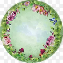 绿色梦幻花朵装饰婚礼