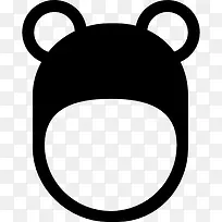 熊的帽子图标