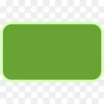 创意扁平手绘绿色的边框