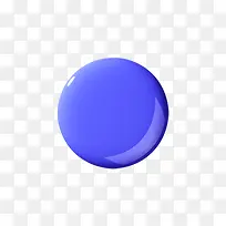 蓝色圆球