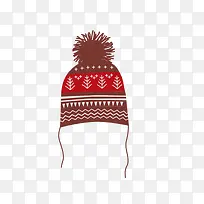 圣诞帽子冬季卡通矢量素材