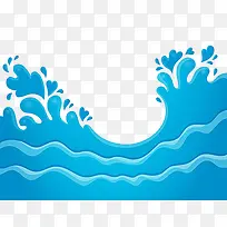 海里的波浪