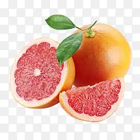 新鲜柚子水果素材