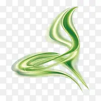 绿色矢量线条