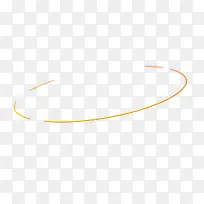 黄色线条圆环