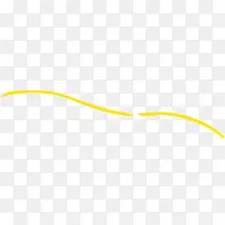 黄色弧线线条