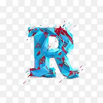 创意字母R