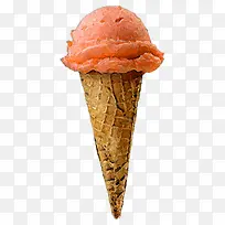 橙色冰淇淋