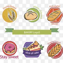 矢量手绘食物标签
