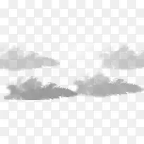 灰色云朵背景素材