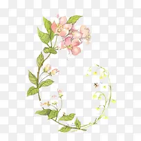 手绘花朵