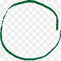 绿色圆形虚线圆矢量