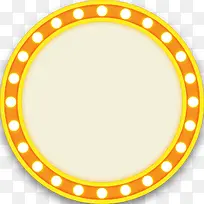 金色圆形免扣素材