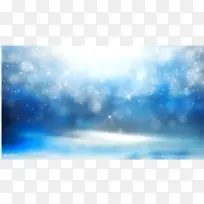 蓝色星空光斑背景