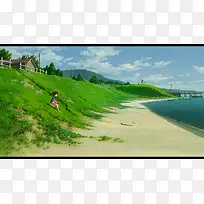 唯美清新动漫场景