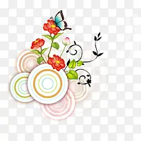矢量蝶恋花