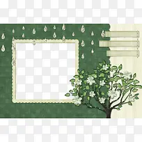 清新相框背景