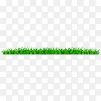 绿色简约草坪装饰图案
