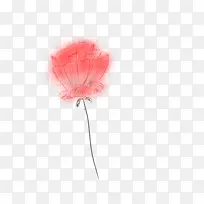 一朵红花
