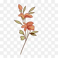 手绘花