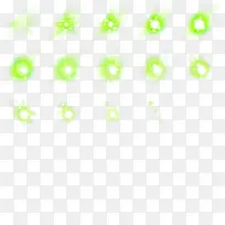 创意合成效果绿色的光晕