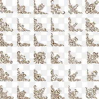 矢量花纹