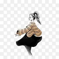 卡通女孩