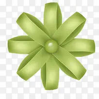 绿色花朵装饰
