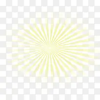 放射黄色光效设计