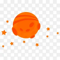 橘色星球元素
