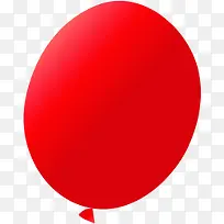 手绘中国风红色气球