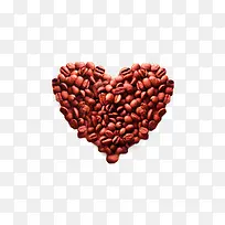 心形咖啡豆子